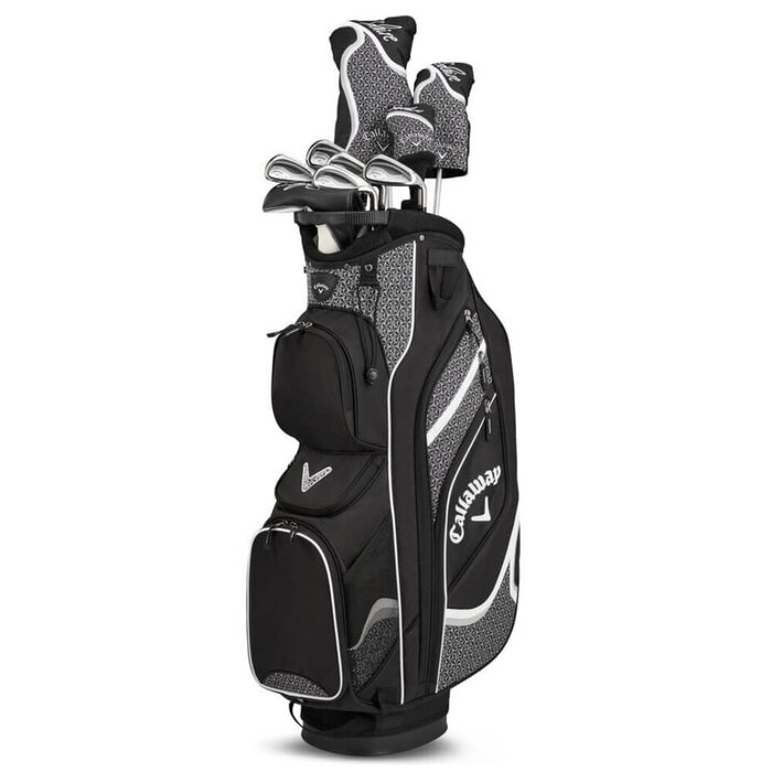Callaway Callaway Solaire Black Set de Golf para Mujer de 14 Piezas 2025 | Bolsa de golf carro (varilla de grafito)