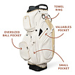 Sunday Golf Sunday Golf Big Rig Bolsa de golf carro 2025 - Crema