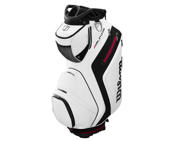 Wilson Wilson Alpine Bolsa de golf carro 2025 - Blanco Negro