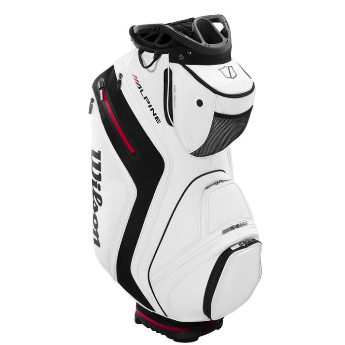 Wilson Wilson Alpine Bolsa de golf carro 2025 - Blanco Negro