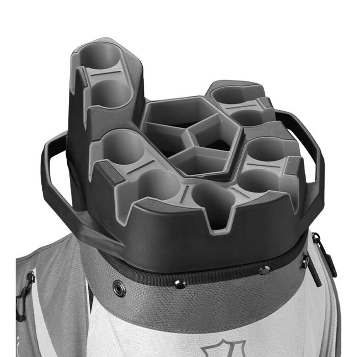 Wilson Wilson i-Lock IV Bolsa de golf carro 2025 - Gris Blanco