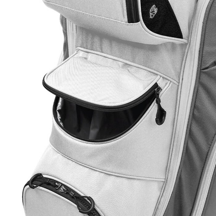 Wilson Wilson i-Lock IV Bolsa de golf carro 2025 - Gris Blanco