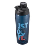 Nike Hypercharge Chug Water Bottle 24 Oz - Blue