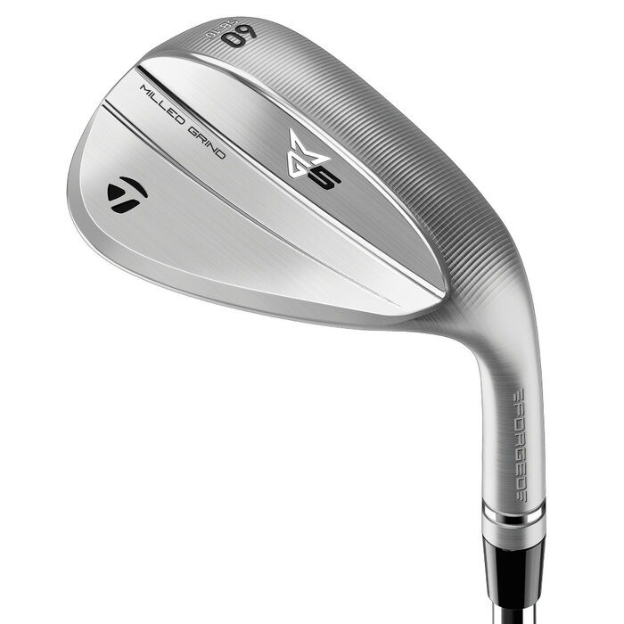 TaylorMade TaylorMade Milled Grind 5 Wedge (steel shaft) 2025 - Chrome - LEFT