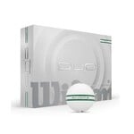 Wilson DUO Soft TRK360 Bolas de golf 2025 - Blanco Verde - 12 Unidades