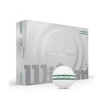 Wilson DUO Soft TRK360 GolfBalls 2025 - White Green - 12-Pack