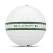 Wilson Wilson DUO Soft TRK360 Bolas de golf 2025 - Blanco Verde - 12 Unidades