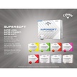 Callaway Callaway SuperSoft 2025 Golf Balls - Orange | Printed