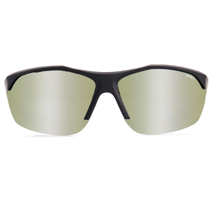 Sinner Sinner Pitch Golf Sunglasses - Matt Black