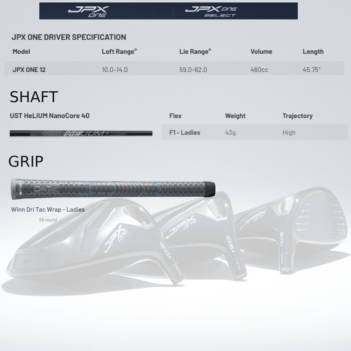 Mizuno Mizuno JPX One Driver para mujer 2026
