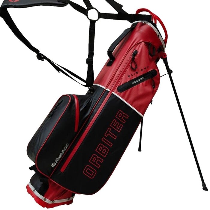 FastFold FastFold Orbiter 2.0 Rain Dry Waterproof Bolsa de golf trípode 2026 - Negro Rojo