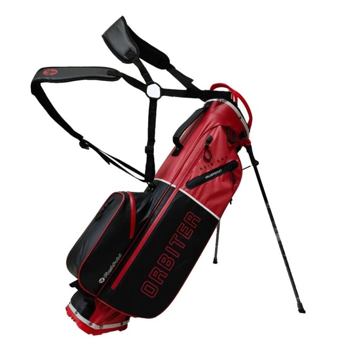 FastFold FastFold Orbiter 2.0 Rain Dry Waterproof Bolsa de golf trípode 2026 - Negro Rojo
