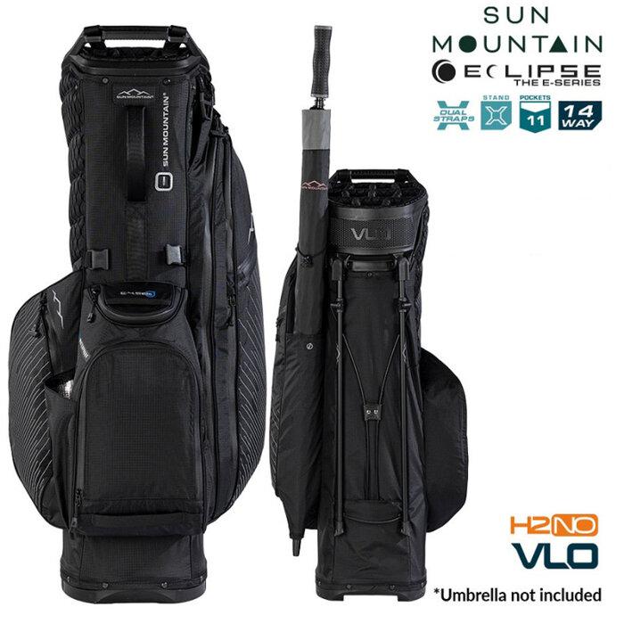 Sun Mountain Sun Mountain E4.5 VLO H2NO Waterproof Hybride Stand Bag - Black Steel
