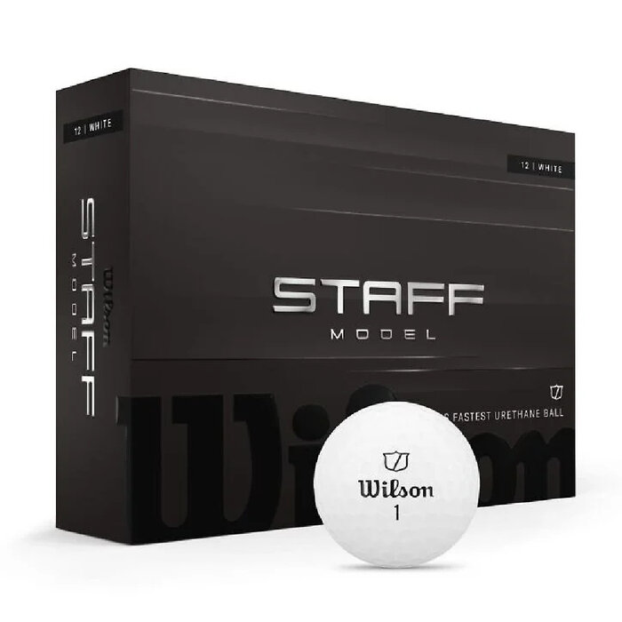 Wilson Wilson Staff Model Pelotas de Golf 2026 - Blanco - 12 Unidades