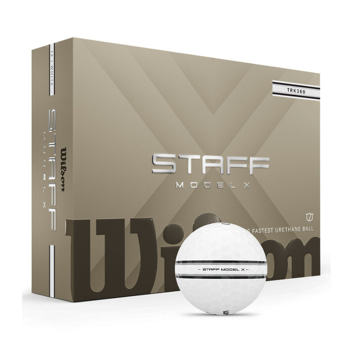Wilson Wilson Staff Model X TRK360 Golf Balls 2026 - White - 12-Pack