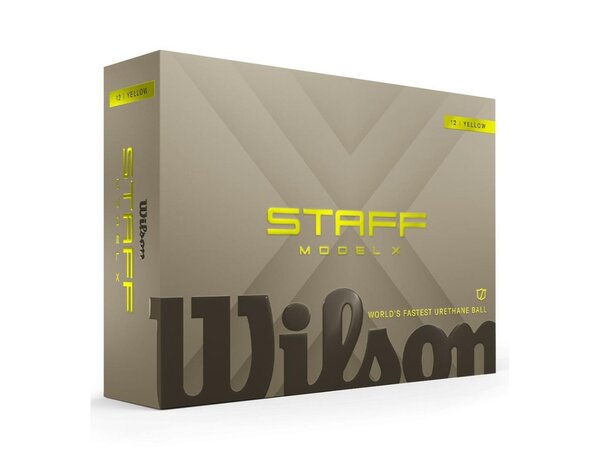 Wilson Wilson Staff Model X Golf Balls 2026 - Yellow - 12-Pack