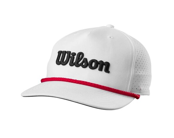 Wilson Wilson Gorra de Golf Rope - Blanco Rojo