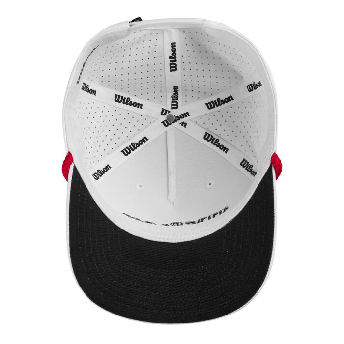 Wilson Wilson Gorra de Golf Rope - Blanco Rojo