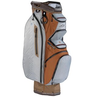 Sun Mountain Sun Mountain C130 H2NO Waterproof Bolsa de golf carro - Marrón Gris