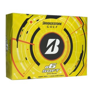 Bridgestone Bridgestone E6 Soft Bolas de golf 2026 - Amarillo - 12 Unidades