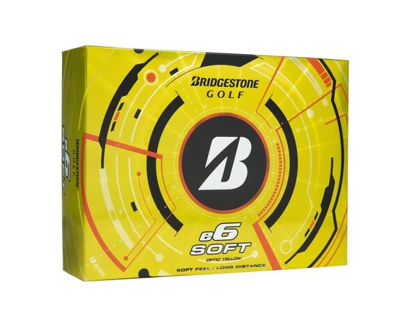 Bridgestone Bridgestone E6 Soft Bolas de golf 2026 - Amarillo - 12 Unidades