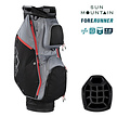 Sun Mountain Sun Mountain Forerunner Bolsa de golf carro - Negro Gris Rojo