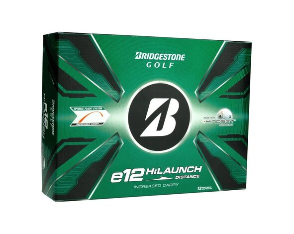 Bridgestone Bridgestone E12 HiLaunch Pelotas de Golf 2026 - Blanco - 12 Unidades