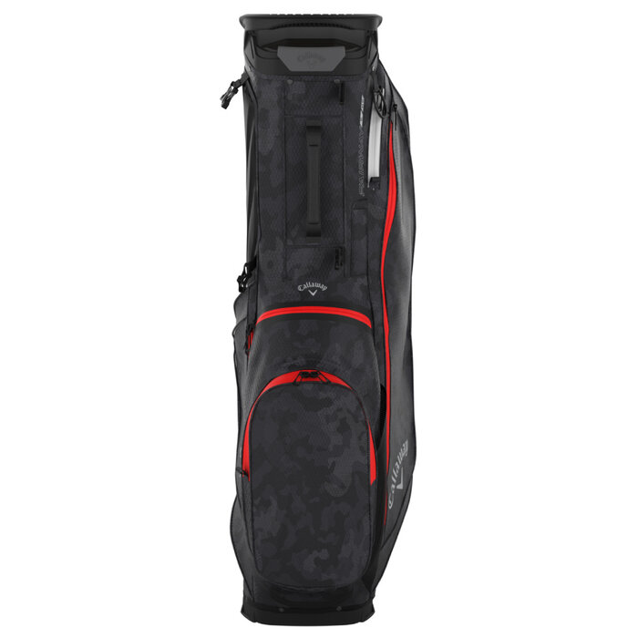 Callaway Callaway Fairway C Hyper Dry Bolsa de golf trípode 2026 - Negro Gris Rojo