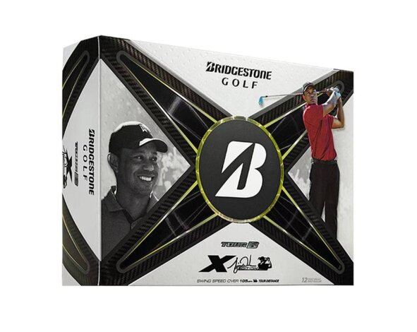 Bridgestone Bridgestone Tour B X Tiger Woods Pelotas de Golf 2026 - Blanco - 12 Unidades