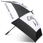 Callaway Tour Authentic UV 68 Pulgadas Doble Toldo Paraguas de Golf 2026 - Negro Blanco