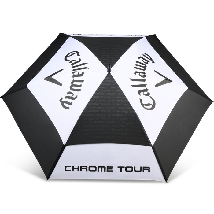 Callaway Callaway Tour Authentic UV 68 Pulgadas Doble Toldo Paraguas de Golf 2026 - Negro Blanco