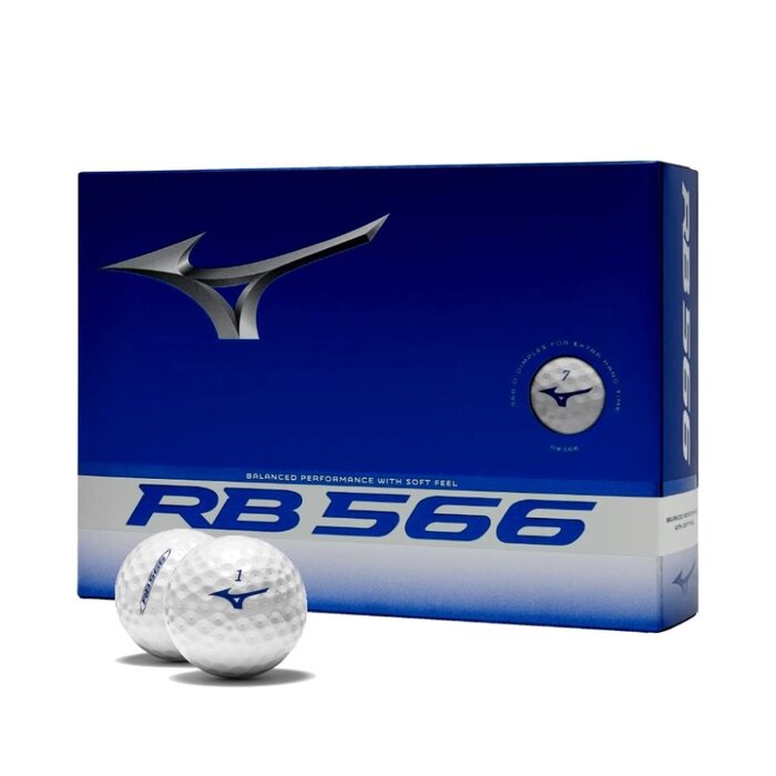 Mizuno Mizuno RB566 Pelotas de golf 2026 - Blanco -12 Unidades