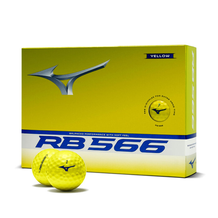 Mizuno Mizuno RB566 Pelotas de golf 2026 - Amarillo -12 Unidades