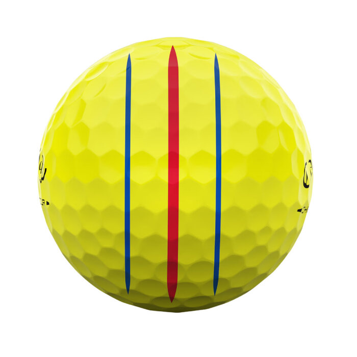 Callaway Callaway Chrome Tour Triple Track Bolas de golf 2026 - Amarillo - 12 Unidades