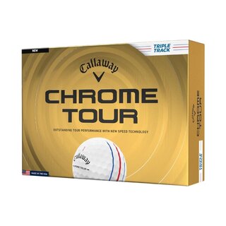 Callaway Callaway Chrome Tour Triple Track Golf Balls 2026 - White - 12-Pack