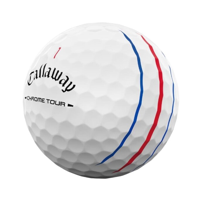 Callaway Callaway Chrome Tour Triple Track Bolas de golf 2026 - Blanco - 12 Unidades