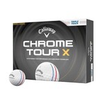 Callaway Chrome Tour X Triple Track Pelotas de Golf 2026 - Blanco - 12 Unidades