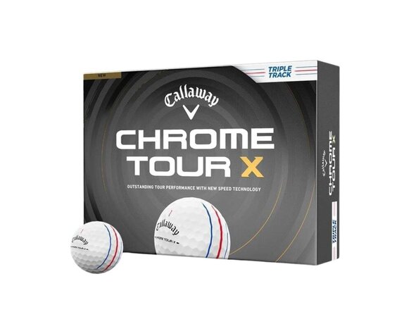 Callaway Callaway Chrome Tour X Triple Track Golf Balls 2026 - White - 12-Pack