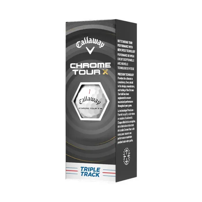 Callaway Callaway Chrome Tour X Triple Track Pelotas de Golf 2026 - Blanco - 12 Unidades