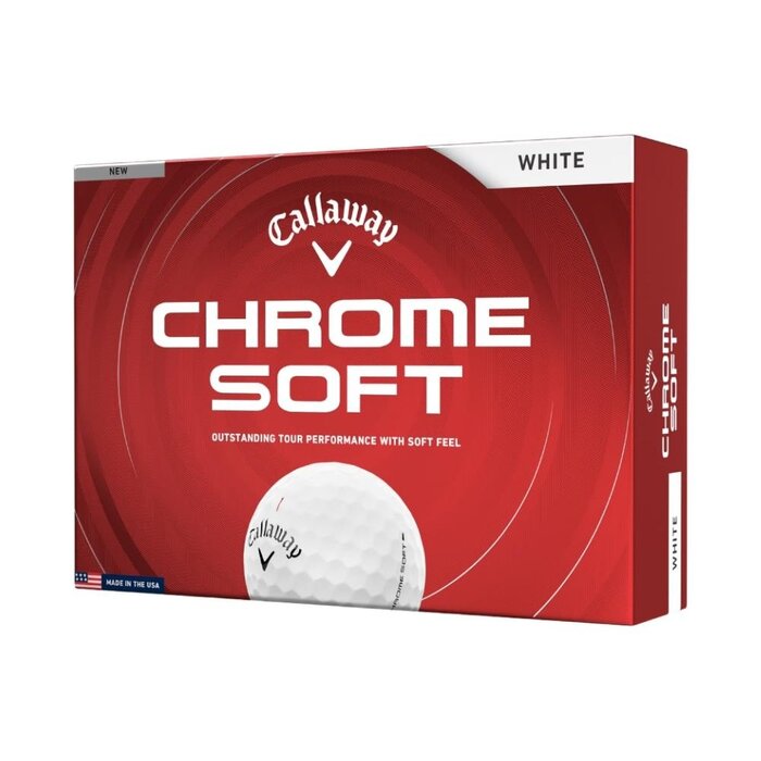 Callaway Callaway Chrome Soft Golf Balls 2026 - White - 12-Pack