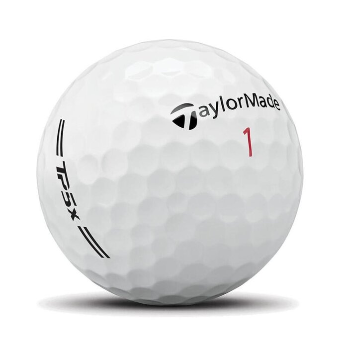 TaylorMade TaylorMade TP5x Pelotas de Golf 2026 - Blancas - 12 unidades
