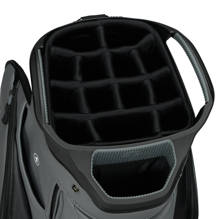 TaylorMade TaylorMade DeLuxe Bolsa de golf carro 2026 - Negro Gris