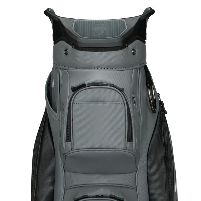 TaylorMade TaylorMade DeLuxe Bolsa de golf carro 2026 - Negro Gris