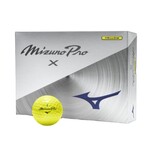 Mizuno Pro X Bolas de golf 2026 - Amarillo - 12 Unidades