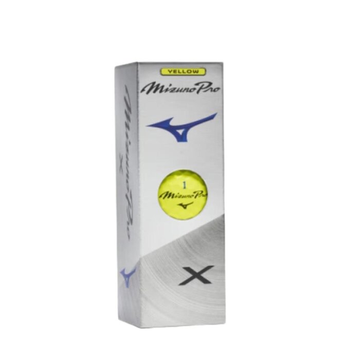 Mizuno Mizuno Pro X Bolas de golf 2026 - Amarillo- 12 Unidades