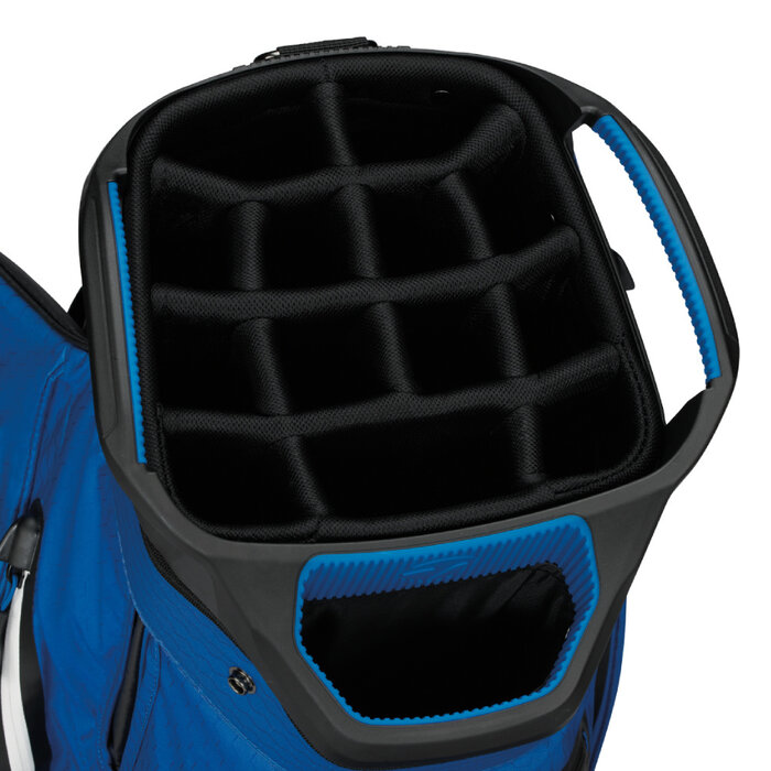 TaylorMade TaylorMade StormDry Waterproof Bolsa de golf carro 2026 - Negro Azul