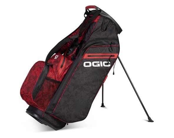 Ogio OGIO All Elements Hybrid Waterproof Bolsa de golf trípode 2026 - Negro Rojo