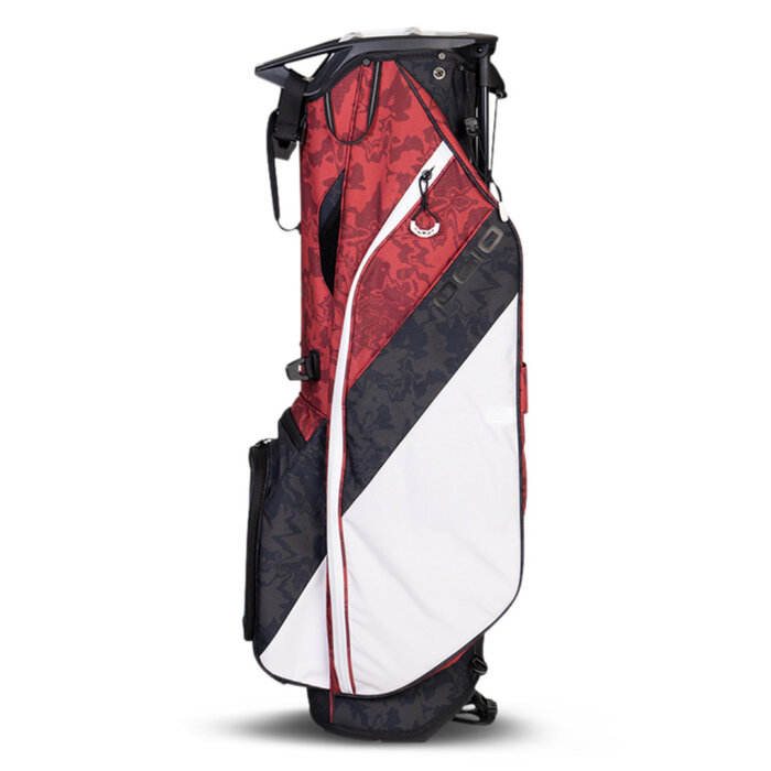 Ogio OGIO Fuse Bolsa de golf trípode 2026 - Blanco Rojo Negro