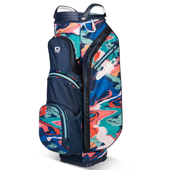 Ogio OGIO All Elements Silencer Waterproof Bolsa de golf carro 2026 - Azul Verde Naranja