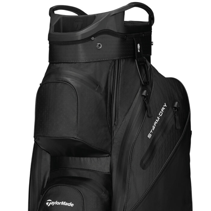 TaylorMade TaylorMade StormDry Waterproof Bolsa de golf carro 2026 - Negro